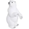 Image de Ours Debout Déco Manteau 47cm Blanc