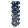 Image de Lot de 18 Boules de Noël Colorama 3cm Bleu Nuit