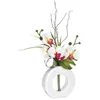 Image de Composition dorchidées artificielles - ATMOSPHERA - Modèle 3 - Vase en céramique - H44 cm - Fleurs réalistes