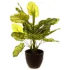 Image de Plante artificielle pot ciment H45cm - Atmosphera createur dinterieur