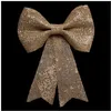 Image de Noeud Déco Héritage 24cm Champagne & Or