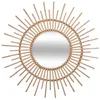 Image de Miroir Soleil rotin D76cm - Atmosphera createur dinterieur