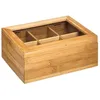 Image de Boîte à thé 6 compartiments bambou - 5 five simply smart