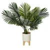 Image de Palmier artificiel pot céramique H72cm - Atmosphera createur dinterieur