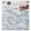 Image de Lot de 2 stickers plaques marbre blanc - Atmosphera Créateur dintérieur