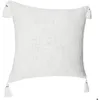 Image de Housse de coussin Slub blanc 40x40cm - Atmosphera createur dinterieur