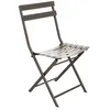 Image de Chaise de jardin pliante Greensboro tonka en acier traité époxy - Hespéride