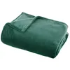 Image de Plaid flanelle vert 130x180cm - Atmosphera Créateur dintérieur