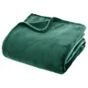 Image de Plaid flanelle vert 180x230cm - Atmosphera Créateur dintérieur