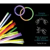 Image de Lot de 50 Bâtonnets Lumineux - PARTY TIME - Fluorescents - Multicolore