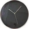 Image de HORLOGE RONDE 30.5CM NOIRE CUIVREE