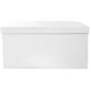 Image de COFFRE BANC PLIABLE PU BLANC