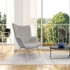 Image de Fauteuil - Home Deco Factory - Helsinki - Confortable - Design Moderne - Gris