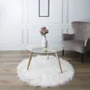Image de Table Basse - Home Deco Factory - Ronde - Verre Et Bois - Marron Et Transparent