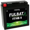 Image de Batterie moto GEL - FULBAT - YT14B-4 - 12V - 12Ah - Prête à lemploi - Technologie GEL - Moto