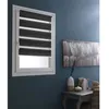 Image de MADECOSTOREStore Enrouleur Jour Nuit Sans Perçage Chaînette Coordonnée - Gris anthracite - L125 x H190cm
