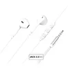 Image de Ecouteurs avec fil Force Play KP Bouton Jack 3.5mm Blanc