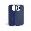 Image de Coque de protection - FORCE CASE - iPhone 15 Pro - Bleu marine - Silicone souple - Aimants renforcés MagSafe