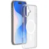 Image de Coque hybride BigBen Connected compatible MagSafe pour iPhone 16 Transparent
