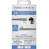 Image de Câble USB C/USB C - FORCE POWER - Ultra-renforcé - 2m - 60W - Gris - Garanti à vie