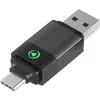 Image de Adaptateur 2-en-1 - FORCE PLAY - CarPlay/Android Auto - USB-A - USB-C - Sans fil