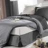 Image de Cache sommier nouettes 90 x 190 cm panama polycoton sommina Anthracite