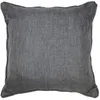 Image de Coussin - Chambray - Newton - 40 cm - Gris Anthracite - 100% Polyester