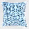 Image de Housse de coussin - DOUCEUR DINTERIEUR - Modèle Tunis - 40 x 40 cm - Flanelle imprimée - Indigo