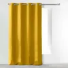 Image de Rideau à oeillets 140 x 280 cm en microfibre unie   Absolu Moutarde   Grande hauteur