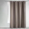 Image de Rideau occultant grande hauteur 135 x 280 cm - Uni Taupe Noisette à oeillets