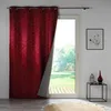 Image de Rideau à oeillets 140 x 260 cm   100% Occultant Jacquard Lunella Bordeaux