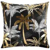 Image de Housse de Coussin Feanor 60x60cm Noir & Or