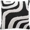 Image de Housse de Coussin Déco Mirade 40x40cm Noir