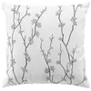 Image de Coussin Déco Imprimé Sakura 45x45cm Blanc