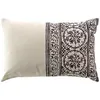Image de Coussin déhoussable 40 x 60 cm poly-coton Isalina Noir