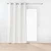 Image de Rideau oeillets Twily 135 x 260 cm blanc - tamisant 61% coton recyclé