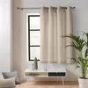 Image de Rideau petite hauteur 135 x 180 cm coton/polyester recyclé Twily Beige