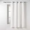 Image de Rideau Petite Hauteur 135 x 180 cm   Coton/Polyester   Twily Blanc