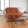 Image de Plaid 180 x 220 cm   Bouclette Unie   Wooly Terracotta