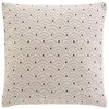 Image de Coussin dehous. compr. 45 x 45 cm jacquard chenille+fils metal. minella Naturel