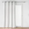 Image de Rideau tamisant 140 x 260 cm Louxor Blanc   polyester imprimé métallisé oeillets