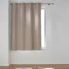 Image de Rideau occultant thermique 140 x 180 cm oeillets - Beige lin 100% occultant