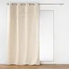 Image de Rideau tamisant Inca 140 x 240 cm   Coton/Polyester beige top tufté décoratif oeillets