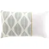 Image de Coussin déhoussable 30 x 50 cm polycoton imprimé métallisé Maho Sauge