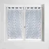 Image de Paire droite passants 2 x 60 x 90 cm voile sable applique dalya Blanc