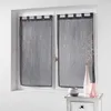 Image de Paire droite passants 2 x 45 x 160 cm voile sable applique filiane Anthracite