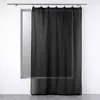Image de Rideau Voilage à Anneaux Linka 140x240cm Noir