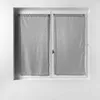Image de Paire de voilage - DOUCEUR DINTERIEUR - Castille - 60 x 120 cm - Gris - Passe-tringle