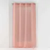Image de Rideau Voilage à  illets Sandra 140x180cm Rose