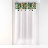 Image de Rideau Voilage à oeillets bohoflora 140x240cm Jaune
